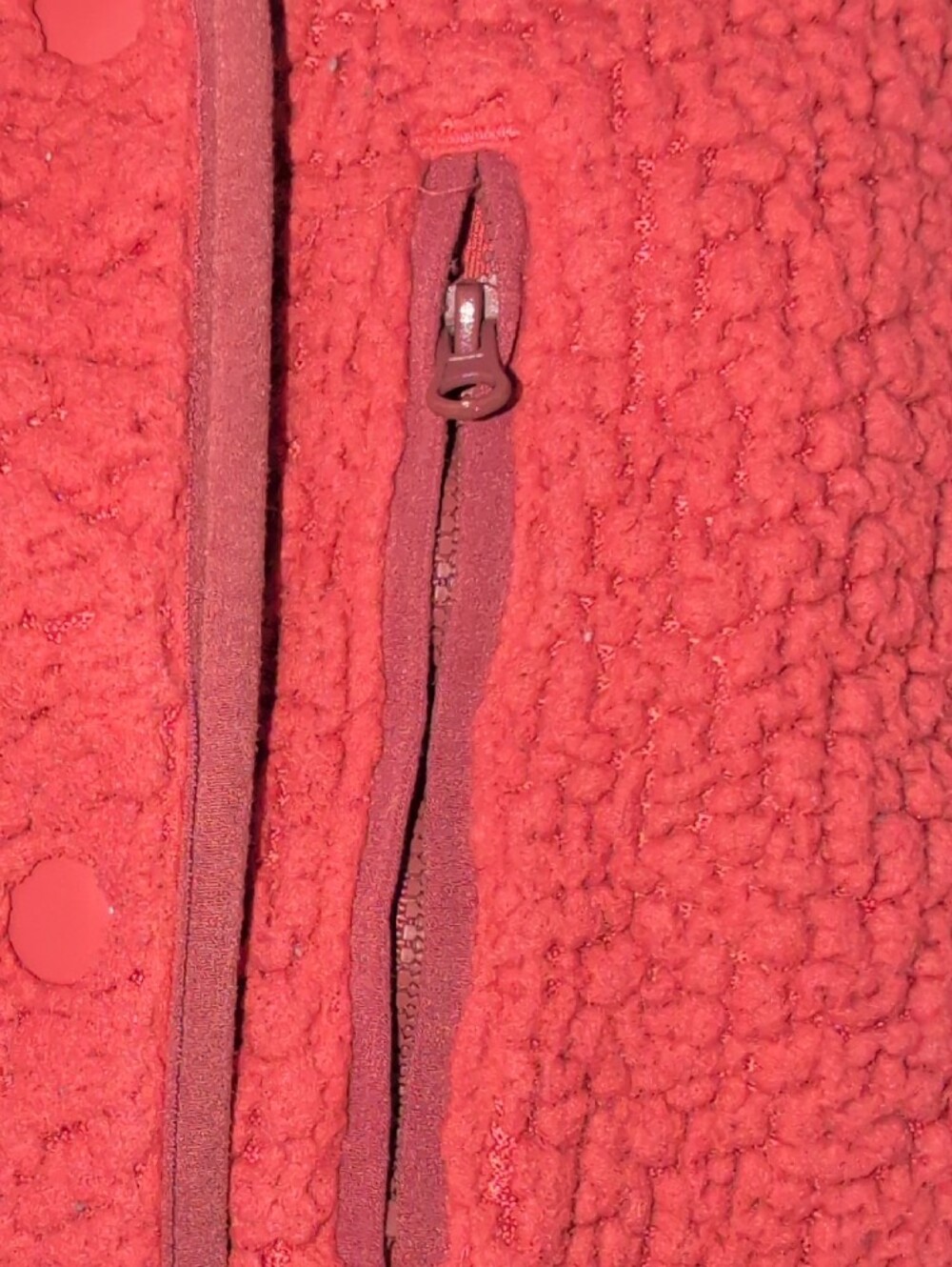 Universal Thread Teddy Fleece Jacket - Rust - Picture 3 of 10